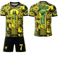 2526 Americas football jersey No. 10 Neymar 7 Vinicius Muse Brazil yellow commemorative jersey #16