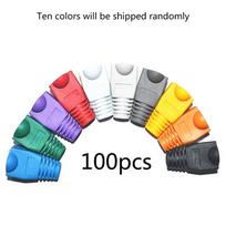 Multi-color Crystal for Head Sheath Ethernet Cable Protective for Case Network Plug Socket Boot Cap Sleeve RJ45 Connecto 1