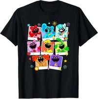 Poppy Playtime Colorful Polaroid Smiling Critters Group Shot T-Shirt S