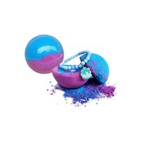 Bath Bomb Bracelet Toy Bath Fizzy Bathing Toy with Beaded Bracelet and Charm for Kids and Adults Relaxing Bath Time Fun