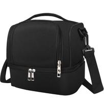 Portable Reusable Lunch Bag Thicken Lunch Box Wide-Open Tote Cooler Bag for Office Work Picnic Travel juoda
