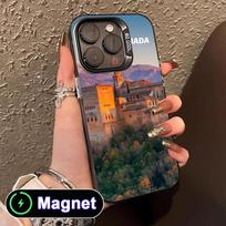 Spain Alhambra Granada Translucent MagSafe Mobile Phone Case for iPhone 17 16 15 14 13 12 11 Air Pro Max Plus Colorful Cover iPhone 11