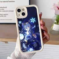 Game GI Layla Mobile Phone Case for iPhone 17 16 15 14 13 12 11 Air Pro Max Plus Thicken TPU Colorful Cover Luxury Cover Pretty iPhone Air
