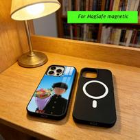 Anime M-Mob Psycho 100 Phone Case For iPhone17,16,15,14,13,12,11 Plus,Pro Magnetic with Magsafe Wireless Charging iPhone12