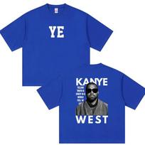 Kanye West Ye 2026 Tour Album Graphic TShirt Unisexs Vintage Loose Cotton Y2K Hip Hop Streetwear Trend Women And Unisex Tshirts S
