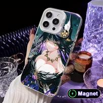 Azur Lane Musashi White Translucent MagSafe Mobile Phone Case for iPhone 17 16 15 14 13 12 11 X XR XS Air Pro Max Plus Cover iPhone 14