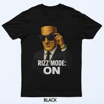 Tung Tung Tung Sahur Rizz Mode On Italian Brainrot Meme T-Shirt S įvairiaspalvis