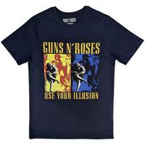 Guns N' Roses - Use Your Illusion Navy (T-Shirt) S įvairiaspalvis