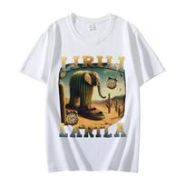 Lirili Larila Funny Ltalian Brainrot Meme Tshirt High Street Fashion Trend Short Sleeve T Shirt Unisex Casual Tshirts S
