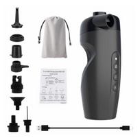 Electric Air Pump with LED Rechargeable Inflatables Portable 3000mAh USB Light 20PSI Swimming Ring Pool