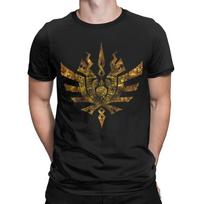 Streetwear T Shirt Summer Monster Hunter Ultimate Galaxy Logo T Shirts  100% Cotton Tee Shirt for Man Loose Short Sleeve Tees S įvairiaspalvis