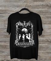 NEW Bauhaus Band Short Sleeve Cotton Black All Size Shirt AG1504 Unisex T-Shirt S įvairiaspalvis