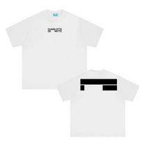 Summer 100%Cotton T Shirt CDW-LOGOTEE-BACK Hip Hop charlotte de witte Same As Official Website High Quality 100%Cotton Tee-shirt S įvairiaspalvis