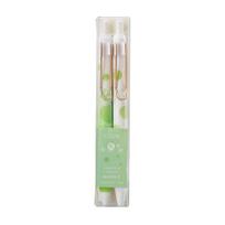 2pcs Fruit Pattern Gel Pens ST Fine Nib Quick Dry Ink Writing Pen Cute Stationery for Students Office A6288 (as the picture,black)