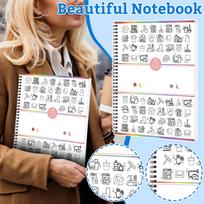 Annual Cleaning Planner with Spiral Binding for Home Organization and Schedule Management Cleaning Checklist and Task Tracker One Size