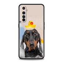 Dachshund Silhouette Dog cute Case For Realme 12 11 10 9 8 5G 7 6 GT5 GT3 GT2 Pro C21 C25 C35 For Realme GT Neo 2 3 3T 5 Cover For Realme 6