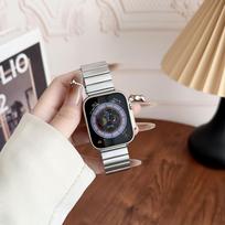 Magnetic Stainless Steel Strap for Apple Watch iWatch 11th Gen 42/44/45/49 sidabras