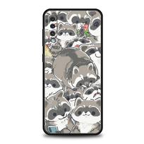Phone Case For Samsung A56 A36 A26 A24 A12 A14 A16 A50 A70 A20E A20S A10S A22 A40 A34 A54 A42 A52 5G A04s A06 Cover Raccoon Galaxy A30