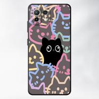 Case for Xiaomi Mi 12 12T Pro 11T 13 Lite 14 12X 10T 11 Funda Phone Cover Cartoon Cute Cat Xiaomi Mi 10T 5G