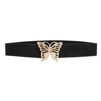 Elastic Waist Belt Hollow Butterfly Decorative Belt High-Quality Women's Belt sidabras