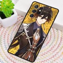 Zhongli Genshin Impact TPU Phone Case For Samsung Galaxy note 10 pro S26 S25 S24 S23 S22 Ultra Plus S21 FE S20 Shockproof Cover Galaxy S21+ 5G