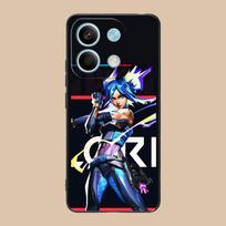 Valorant Neon Mobile Phone Case for POCO M6 M5 M4 M3 X7 X6 X5 X4 X3 F6 F5 F4 Pro GT 5G Colour Protective Cover Luxury Cellphones Poco M4 Pro 5G