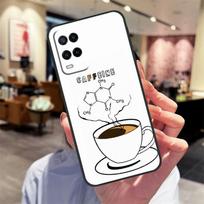 Science Chemistry Caffeine Case For Oppo A94 A74 A54 A18 A38 A58 A78 A98 A40 A60 A80 A16 A76 A96 A15 A17 A77 A57S Cover For OPPO A15
