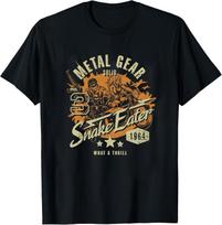 Metal Gear Solid T-Shirt - Unisex Gaming Graphic Tee for Couples & Family (2025) S įvairiaspalvis