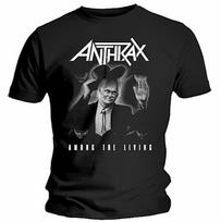 26 Official Anthrax T Shirt Among The Living Black Mens Classic Rock Metal Tee New Unisex T-Shirt S įvairiaspalvis