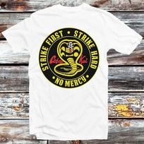 230 Gsm 100% Cotton Cobra Kai Karate Kid T Shirt Classic Retro 80S Film Movie First Strike B114 S įvairiaspalvis