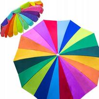 Parasol Ogrodowy Plażowy Na Balkon Taras Łamany Z Falbaną 220 Cm