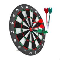 Dart Board Game Set with 6 Soft Tip Office Relaxing Sport for Kids Adults Target