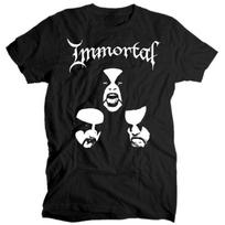 Vintažiniai nemirtingi grupės metaliniai vyriški marškinėliai juodi medvilniniai T-shirt visi dydžiai S5XL unisex T-shirt S įvairiaspalvis