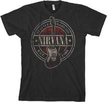 NIRVANA EST. 1988 Guitar Stamp T SHIRT New Live Nation Merchandise Unisex T-Shirt S įvairiaspalvis