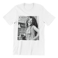 26 Janis Joplin Shirt Rock Band Tshirt Janis Joplin Poster Shirt Unisex Cotton Tee Unisex T-Shirt S įvairiaspalvis