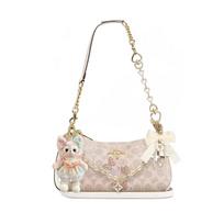COACH shoulder bag [Customized bag] Teri 24 classic presbyopic Logo zipper closure, pendant, scarf, bow, printing Bamboo style basic style-1 balta