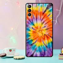 Rainbow Spiral Tie Dye Phone Case For Samsung Galaxy S24 Ultra S20 S21 S22 S23 S25 Ultra S9 S10 Plus S24 FE Cover For Galaxy S9