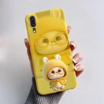 Liquid Silicone Case Fro Huawei P20 cute patterned Shockproof Back Cover Fro Huawei P20 lite/ Nova 3e/P20 Pro/P20 Fro Huawei P20