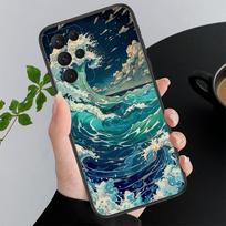 Phone Case For Samsung A17 A55 A16 A56 A35 A15 A53 A54 A33 A34 A25 A05S A52 A52S A07 A26 A06 Japanese Great Wave off Kanagawa A15