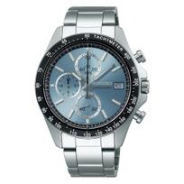 SEIKO SELECTION SBTR029 Data Šviesiai mėlyna Nerūdijantis plienas [Seiko Laikrodis] Vyriškas Laikrodis, Baterija Maitinamas Kvarcinis, Chronografas, Kalendorius, Ciferblatas,