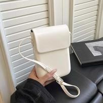 Phone Wallet Flap Crossbody Bags Simple Solid Phone Shoulder Purses Women Handbags  Girls Ladies balta