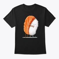 Sushi Hug Funny Foodaholic T-shirt Made in the USA Size S to 5XL XL