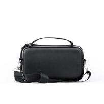 Stylish PU Leather Camera Case For DJI Action 6 Featuring Adjustable Strap And Custom Fit Compartments For Travel Outdoor Use juoda