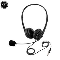 3.5mm Computer Laptop Headphone with Noise Cancelling Microphone Chatting Network Teaching Video Conferencing USB Wired Headset