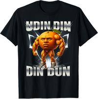 Udin Din Din Dun Viral Brainrot Italian Meme Gym T-Shirt S įvairiaspalvis