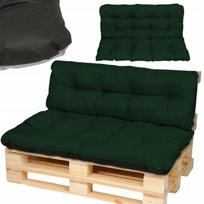 Poduszki Na Meble Z Palet Ogrodowa Wodoodporna Zestaw 2Szt. 120X80+120X38