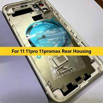 Replacement Back Housing For iphone 11 /pro /max glass cover middle frame chassis for-11-black