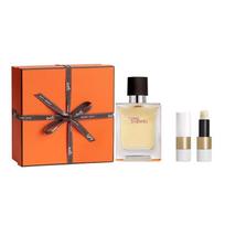 HERMES Earthy Box Fragrance Sets EDT Men's Fragrance 50ml+3.5g 50ml Perfume+3.5g Lip Balm