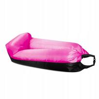 Aga Lazy Bag Kanapa Na Powietrze 230X70 Cm Czarny/Różowy