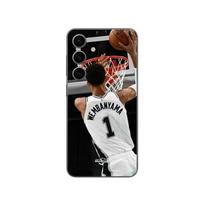 Samsung Galaxy S24 dėklas Victor Wembanyama #1 San Antonio Spurs Dunk Maniacase
